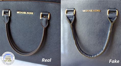 real michael kors vs fake sandals|Michael Kors counterfeit purses.